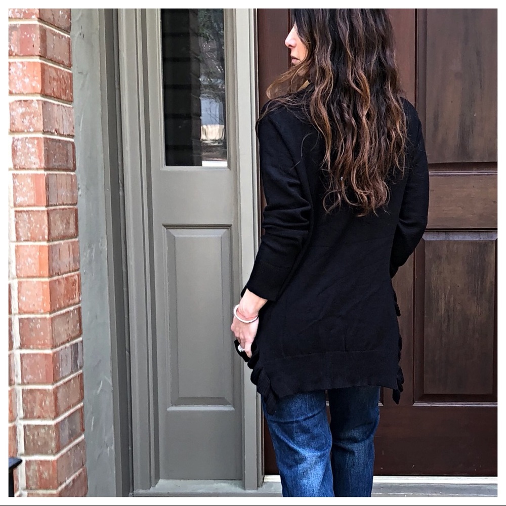 ✨LAST ONE ✨Paris ruffled hem side split sweater - Picture 8 of 8